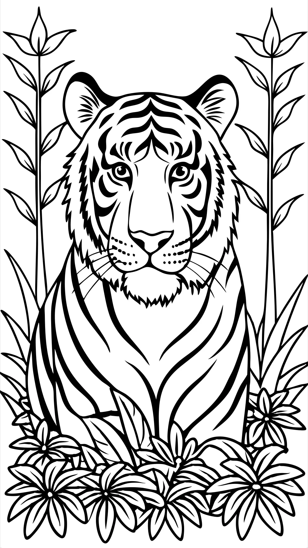 coloriages de tigres